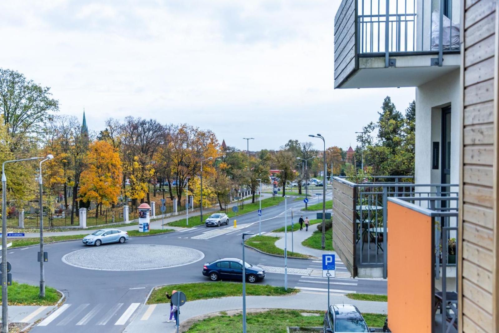 Solar I Stare 10min I Priv Parking Free I Winda I Balkon Apartment Torun